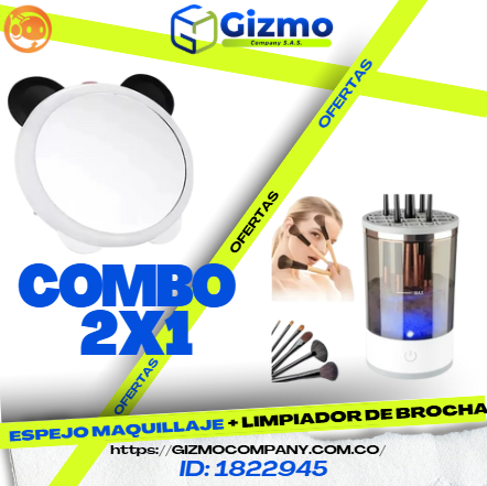 Miniatura 2 de Combo Espejo Maquillaje + Limpiador Broc